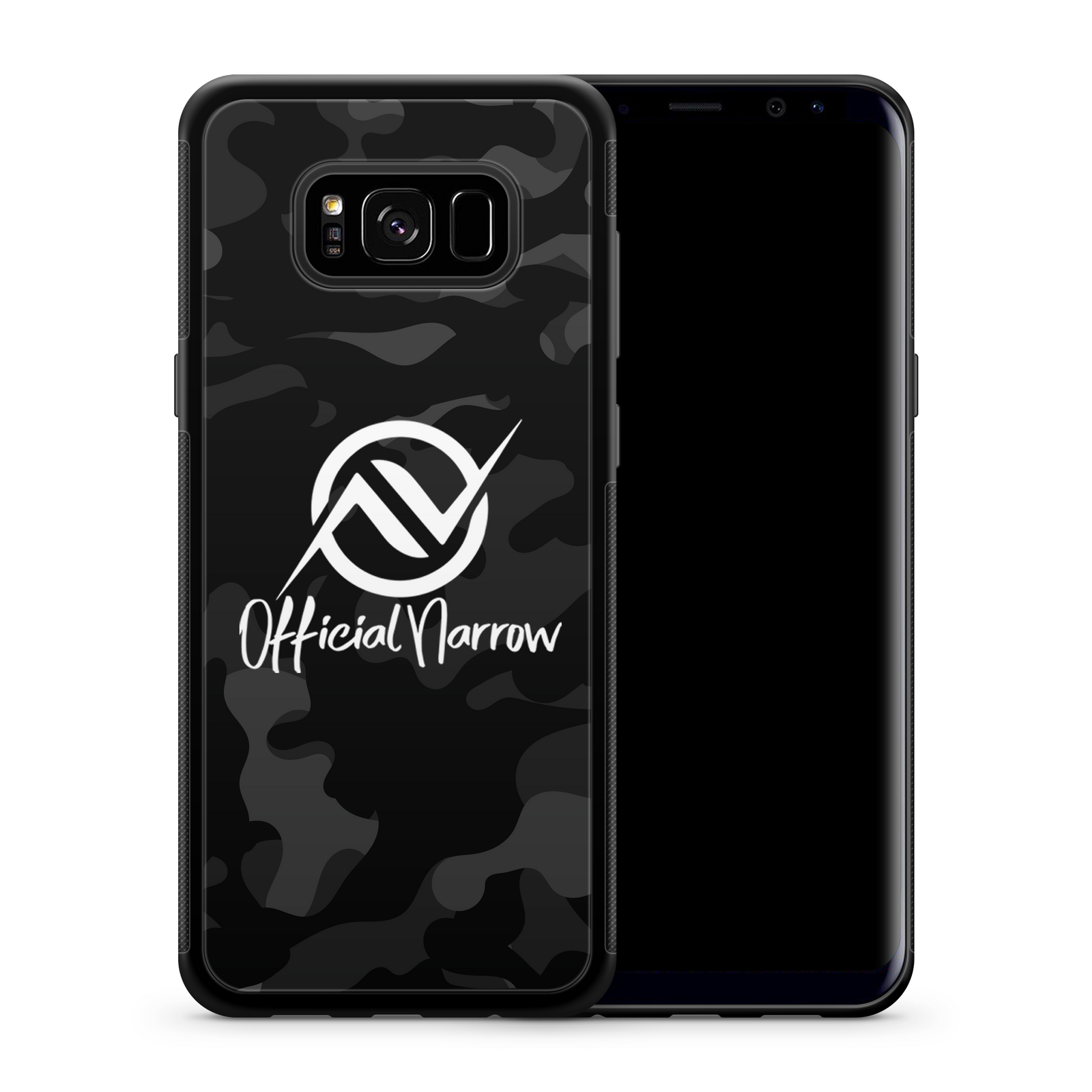 OFCLNRRW "BLACK CAMO LOGO" PREMIUM SAMSUNG CASE Official Narrow