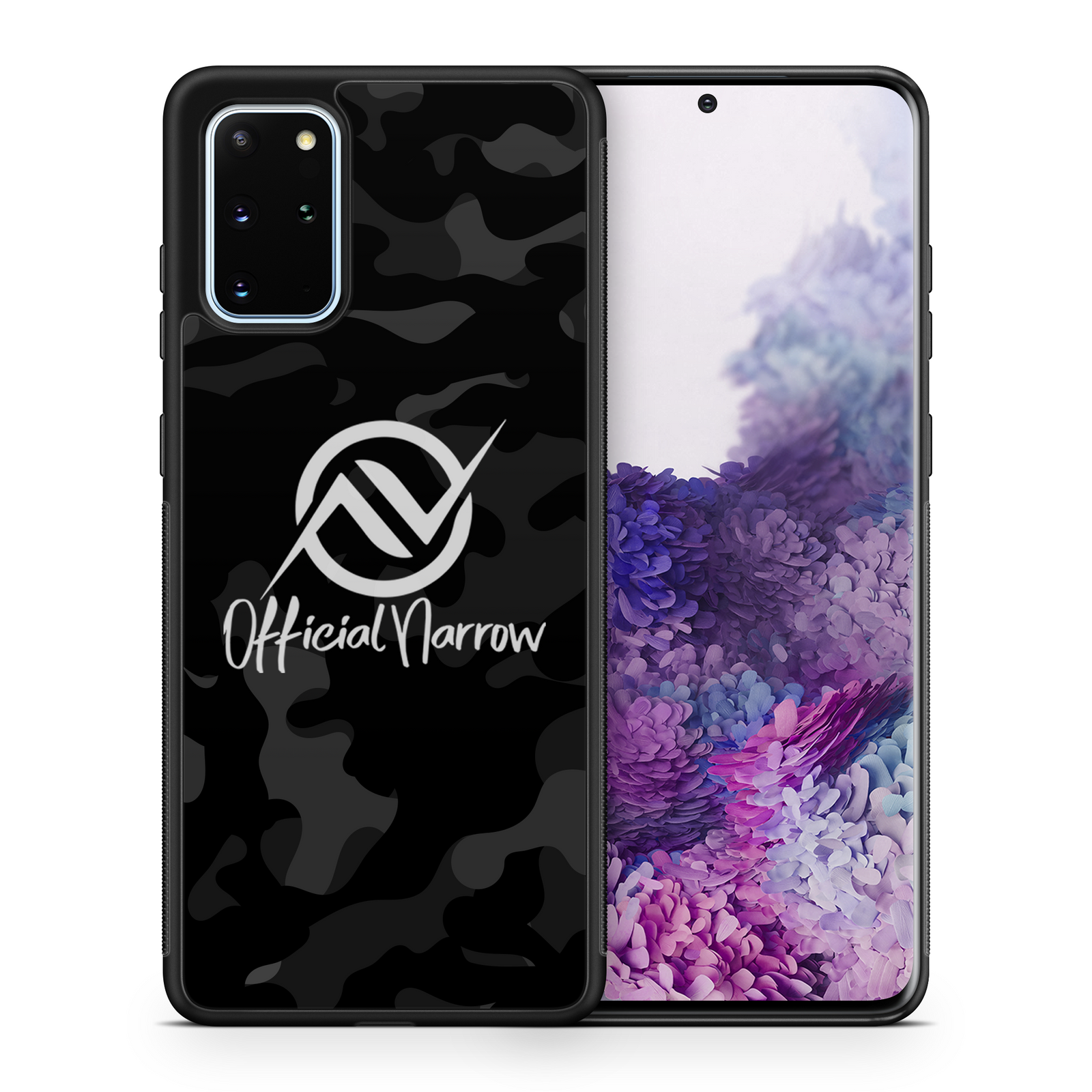 OFCLNRRW "BLACK CAMO LOGO" PREMIUM SAMSUNG CASE Official Narrow