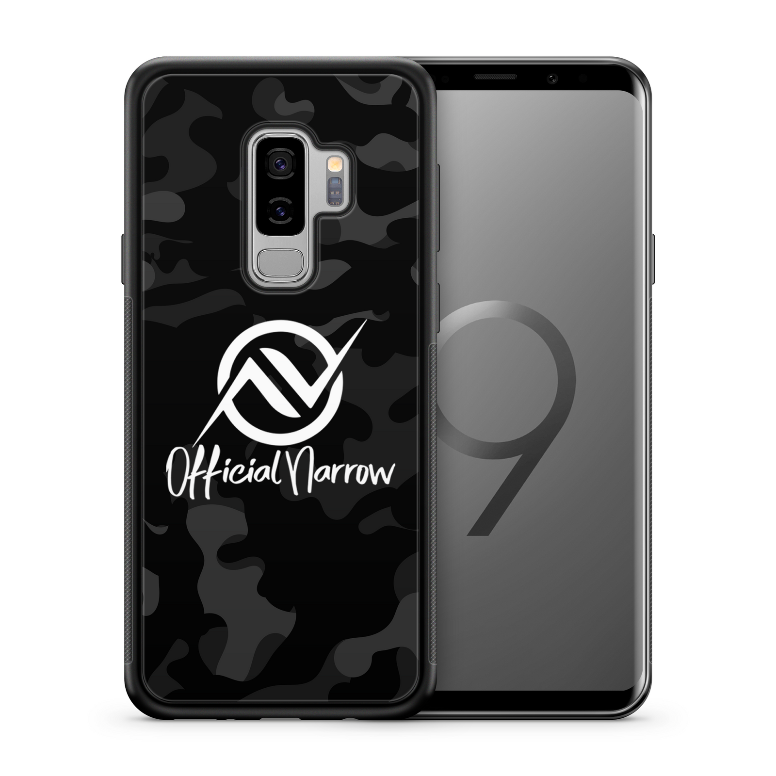 OFCLNRRW "BLACK CAMO LOGO" PREMIUM SAMSUNG CASE Official Narrow