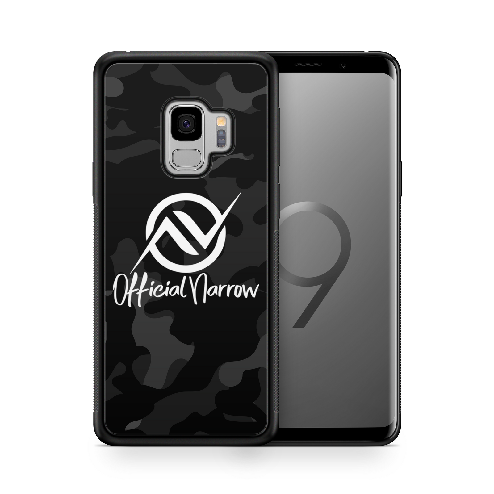 OFCLNRRW "BLACK CAMO LOGO" PREMIUM SAMSUNG CASE Official Narrow