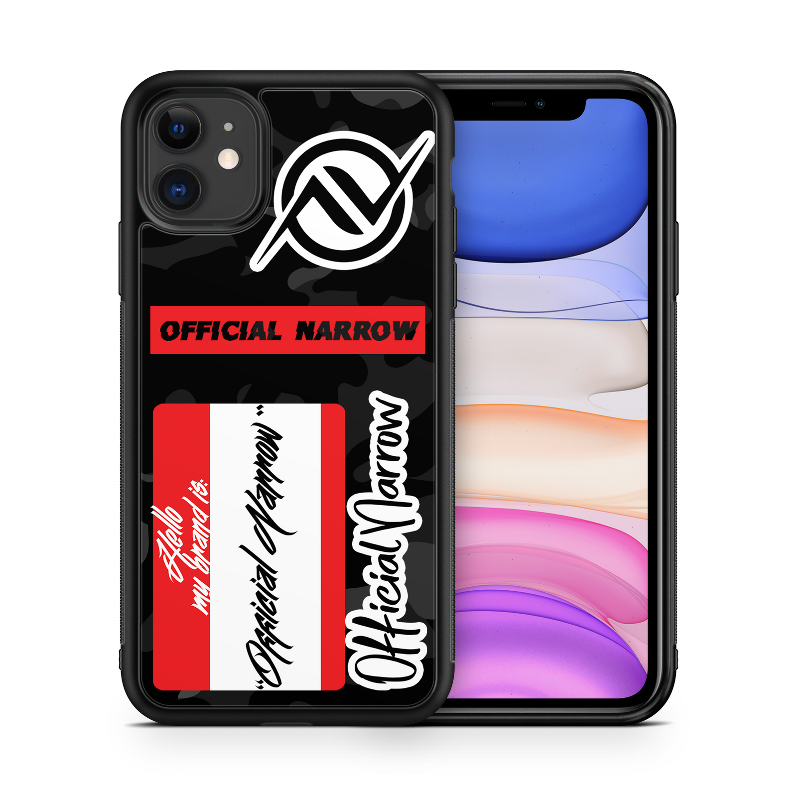 OFCLNRRW "STICKER BOMB" PREMIUM IPHONE CASE Official Narrow