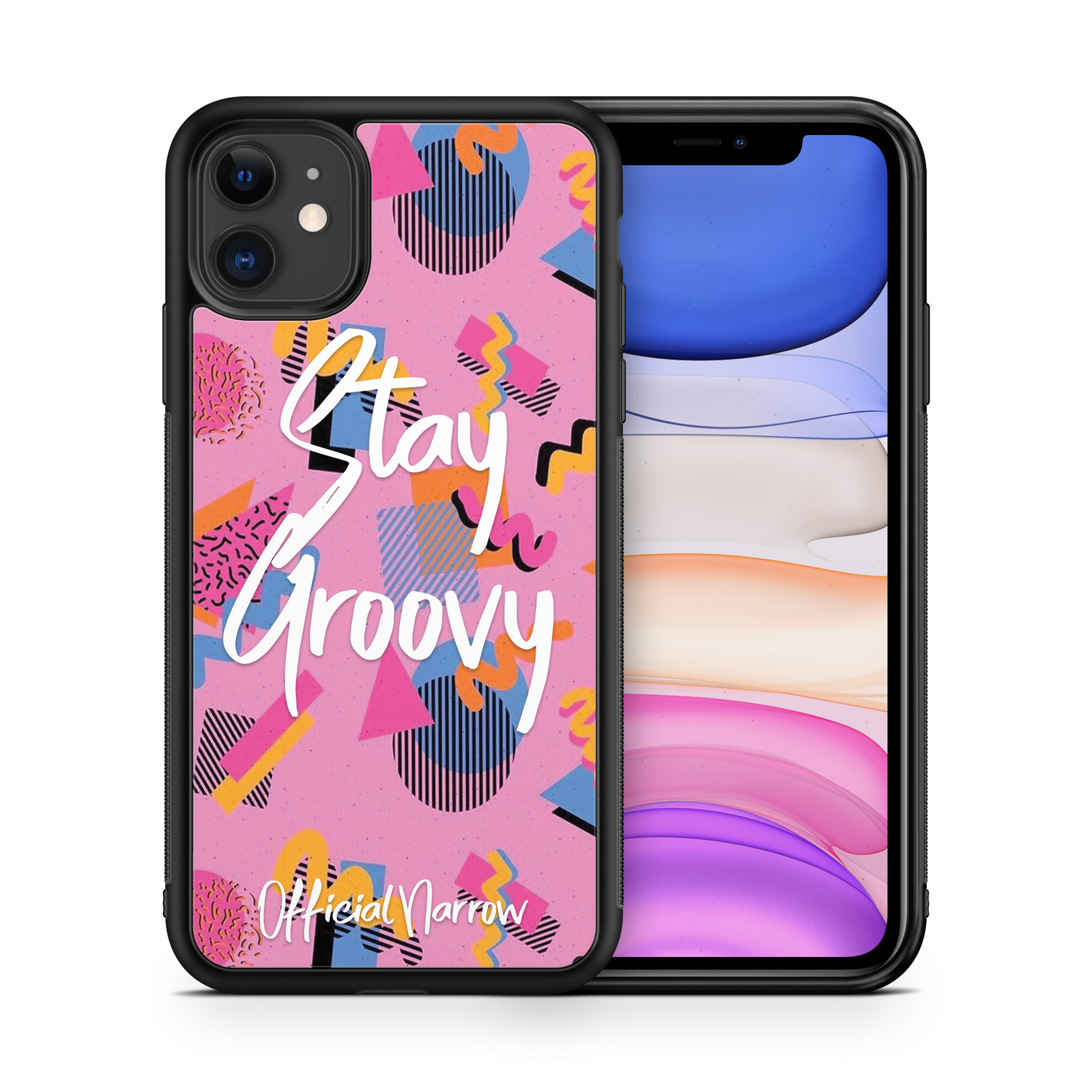 OFCLNRRW "STAY GROOVY" PREMIUM IPHONE CASE Official Narrow