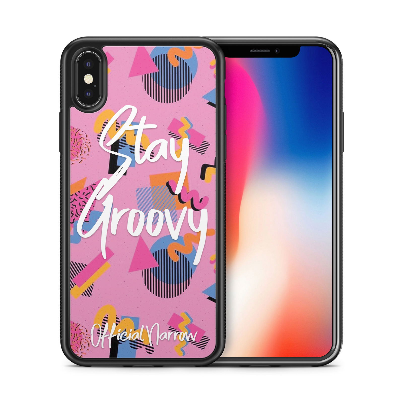 OFCLNRRW "STAY GROOVY" PREMIUM IPHONE CASE Official Narrow