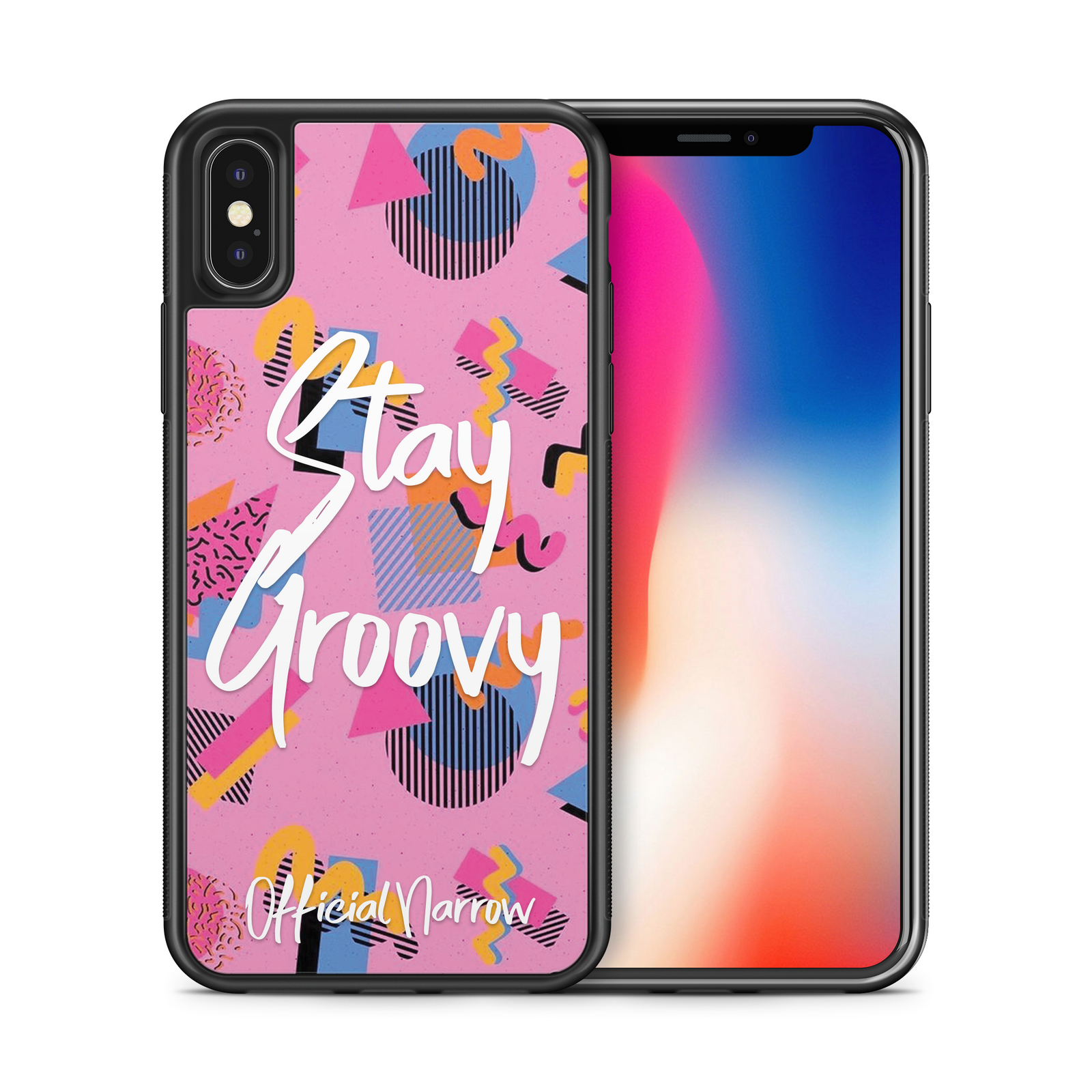 OFCLNRRW "STAY GROOVY" PREMIUM IPHONE CASE Official Narrow