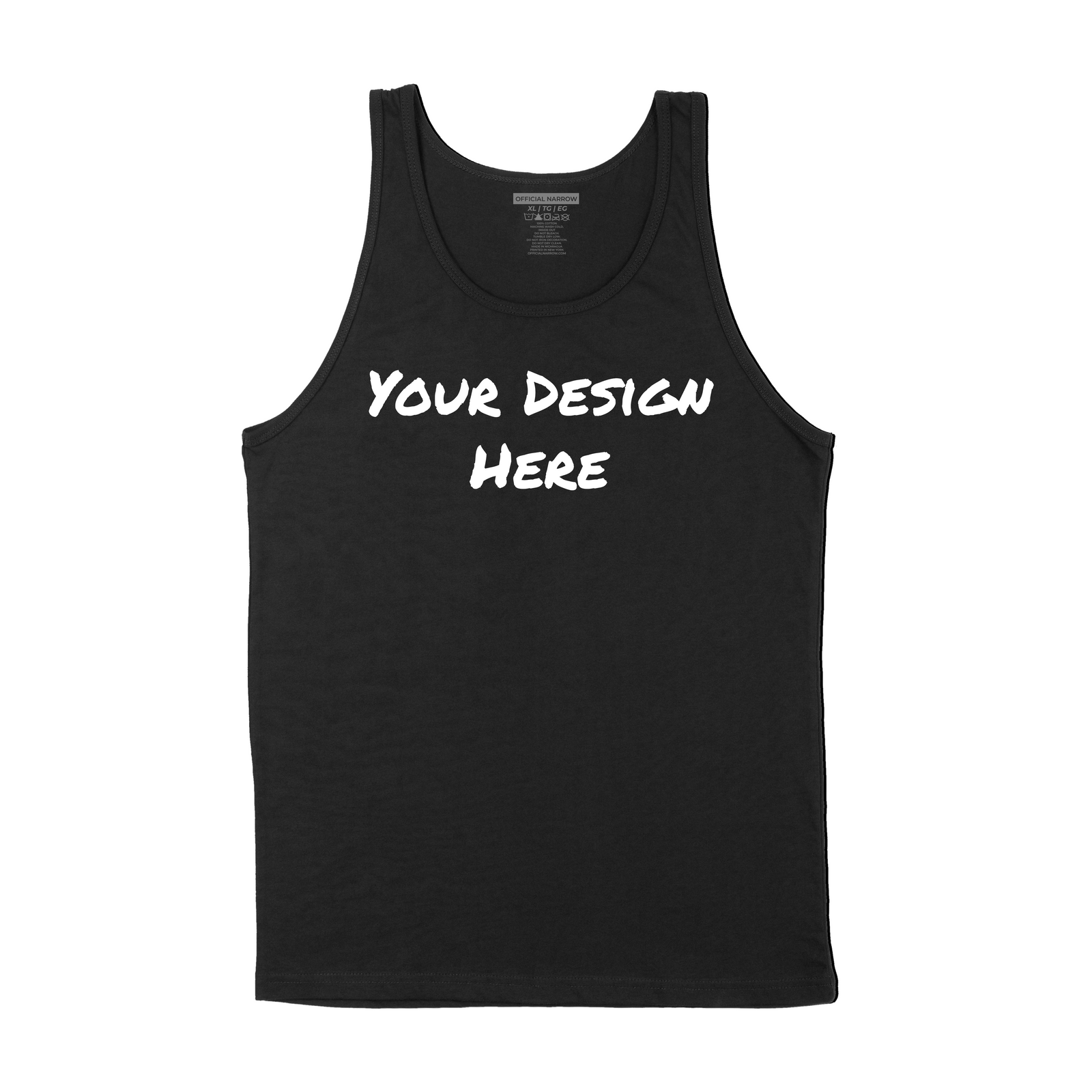 "YOUR CUSTOM DESIGN" TANK TOP Official Narrow